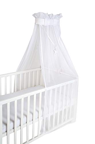Roba Baldacchino Per Lettino E Culla Safe Asleep Air - 16% Cotone E 84% Pes - 160 X 250 X 0.5 Cm - Permette Il Circolo Dell'Aria - Design Che Si Adatt