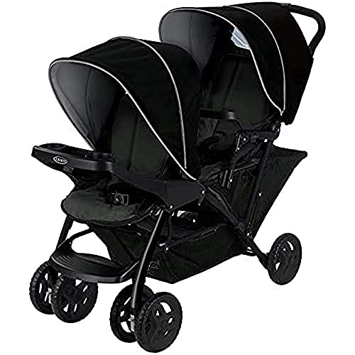 Graco Stadio Duo Click Connetti Tandem Doppio Passeggino, Nero/Grigio - 13790 G