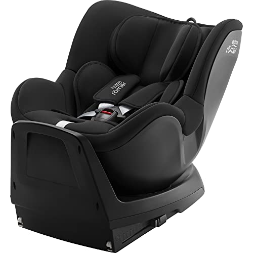 Britax Römer Seggiolino Auto Dualfix Plus Girevole A 360°, Con Inserto Neonato E Sistema Di Fissagio Isofix, Bambini Da 40-105 Cm (I-Size), Dalla Nasc