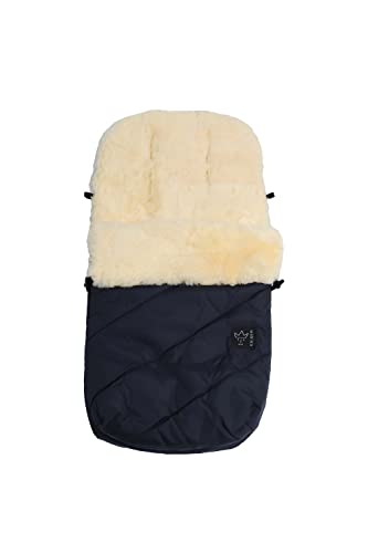 Kaiser, Kaiser 65420-22 Sacco Termico Per Passeggino, Paat, Pelliccia Di Agnello, Blu Marine
