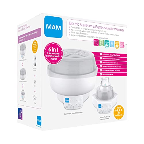 Istruzioni In Lingua Straniera - Mam 72120500 - Sterilizzatore Elettrico 6 In 1, Grigio, 1 Pezzo