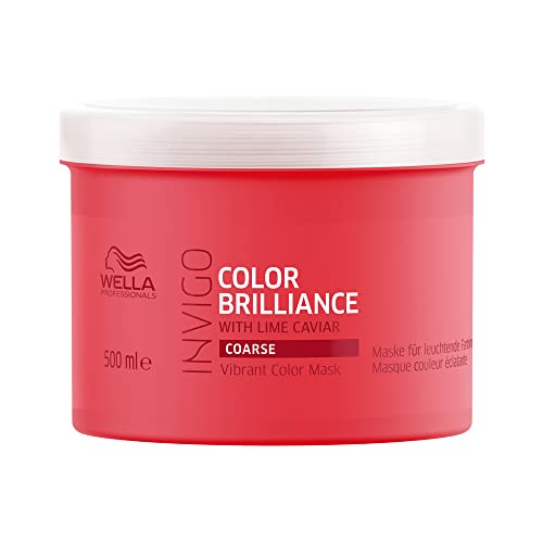 Wella Professionals Invigo Color Brillance Maschera Per Capelli Colorati Spessi, Maschera Professionale Protezione E Mantenimento Colore, Colore Brill