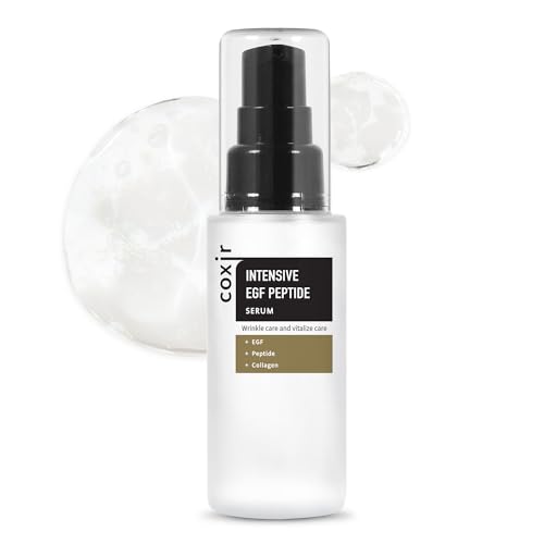 [Coxir] Siero Intensivo Egf Peptide [50Ml/1,69 Fl.Oz] Siero Antirughe Giorno E Notte Per Pelle Danneggiata E Invecchiata L Egf, Peptide, Niacinamide, 