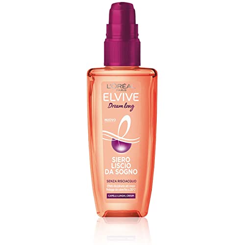 L'Oréal Paris Siero Anti-Crespo Dream Long, Siero Anti Crespo Per Capelli Lunghi, Crespi, 100 Ml