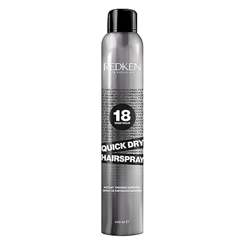 Redken Spray Fissante, Lacca A Fissaggio Istantaneo, Finish Dalla Brillantezza Estrema, Per Tutti I Tipi Di Capelli, Formula Vegana, Spray Quick Dry,