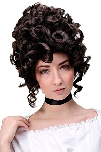 Wig Me Up - Parrucca Di Qualità Colore Castano Aaltissima, Barocco Rococò, Nobile, Maria Antonietta Gfw1675-6