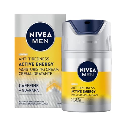 Nivea Men Active Energy - Crema Viso Uomo, Idratante Rivitalizzante - 50 Ml