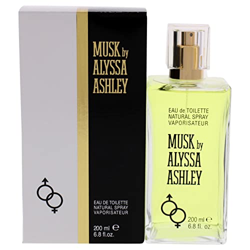 Alyssa Ashley - Musk Eau De Toilette, Profumo Al Muschio - 200Ml