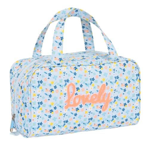 Borsa Rettangolare Riciclata Moos Lovely Con Manico, 310 X 140 X 190 Mm, Multicolore, Estándar, Casual