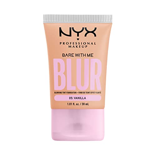 Nyx Professional Makeup Fondotinta Effetto Blur, Con Coprenza Media, Finish Matte, Con Niacinamide, Matcha E Glicerina, Fino A 12 Ore D'Idratazione, B
