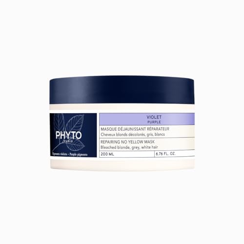 Phyto Violet Maschera Anti-Giallo Riparatrice, Ravviva La Luminosità Dei Riflessi Formato 200 Ml