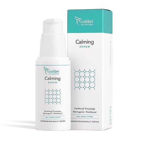 Colibri Skincare Calming Serum (30Ml) - Crema Anti Rossore Riduce Le Irritazioni Cutanee, Siero Viso Per Calmare La Pelle Stressata E Sensibile Del Vi