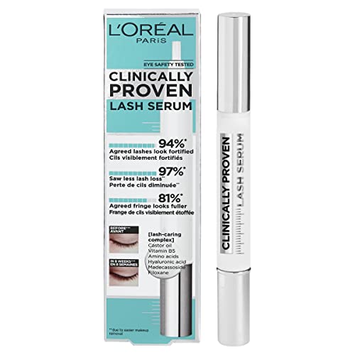 L'Oréal Paris Siero Ciglia Rinforzante, Riduce La Caduta Delle Ciglia, Ciglia Fortificate, Piene E Più Belle In 4 Settimane