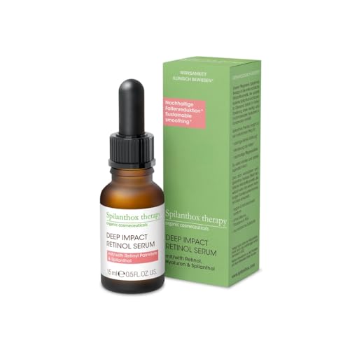 Spilanthox Therapy - Deep Impact Retinol Serum - Siero Viso Anti-Età - Trattamento Viso Per La Riduzione Delle Rughe E La Pulizia Della Pelle - Spilan