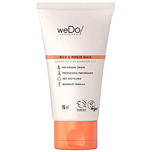 Wedo/Professional Rich & Repair Mask - Maschera Antirottura Per Capelli Forti, Ribelli O Molto Stressati, 75 Ml