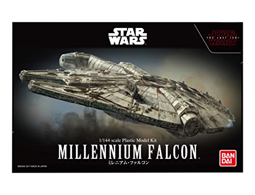 Tescoma- Revell 01211 Bandai Star Wars Millennium Falcon-Kit Modello In Scala 1:144, Colore Non Verniciato