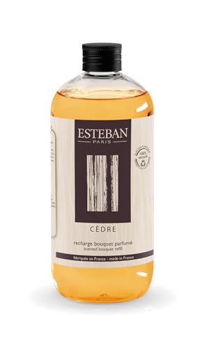 Esteban Paris - Ricarica Di Profumo 500Ml Cedro Per Bouquet E Diffusore In Ceramica Ced-136