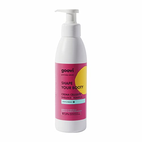 Goovi, Shape Your Booty, Crema Cellulite Effetto Freddo, Snellisce E Tonifica, Riduce Gli Inestetismi Della Cellulite E La Pelle A Buccia D'Arancia, 2