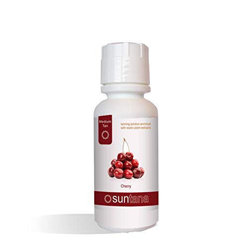 Suntana Spray Tan Ciliegia Spray Soluzione Abbronzante, Medium Tan 250 Ml