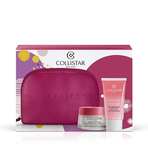 Collistar The Bridge Crema Viso Idratante 50Ml + Mascehra Idratante + Bag