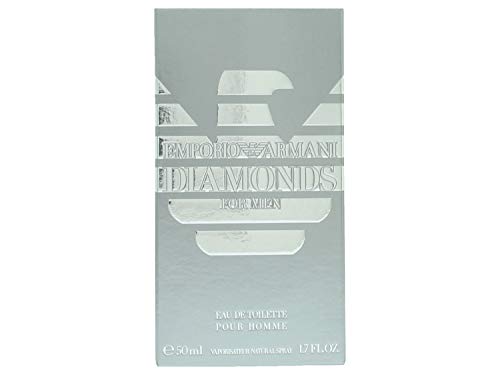 Giorgio Armani Diamonds For Men Eau De Toilette, Uomo, 50 Ml