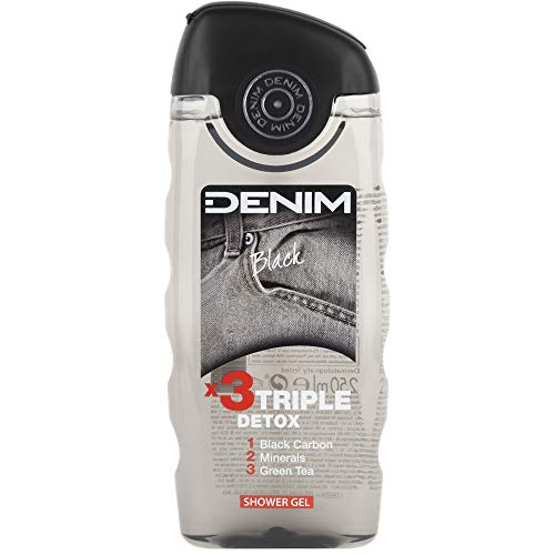 Denim Black Shower Gel 250 Ml (Confezione Da 3)