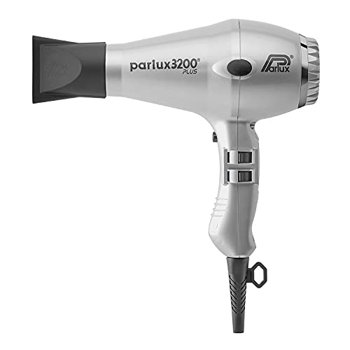 Parlux 3200 Plus - Asciugacapelli, 4 Temperature, 2 Velocità, 1900 W, Argento