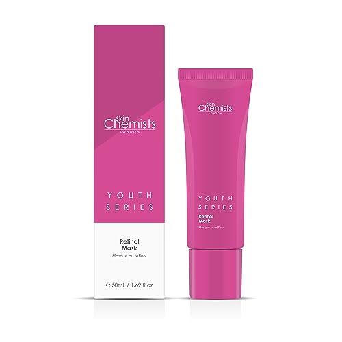 Skin Chemists Maschera Viso Al Retinolo Bakuchiol | Maschera Viso Anti Invecchiamento Per Pelle Giovane E Idratata, Riduce Le Linee Sottili E Le Rughe