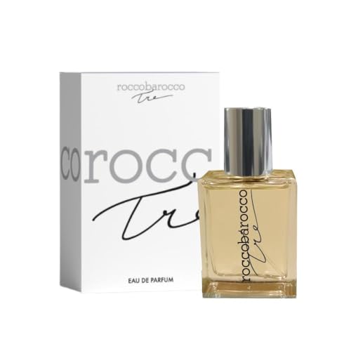 Roccobarocco – Tre Eau De Parfum Da Donna – Profumo Fragranza Ricercata, Preziosa, Di Intensa Raffinatezza Fiorita E Muschiata. Flacone Da 30 Ml