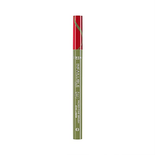 L'Oréal Paris Matita Eyeliner Liquida Infaillible Micro Liner, Punta Micro Per Un Tratto Fluido, Preciso Ed Intenso, Resistente Ad Acqua E Sudore Fino
