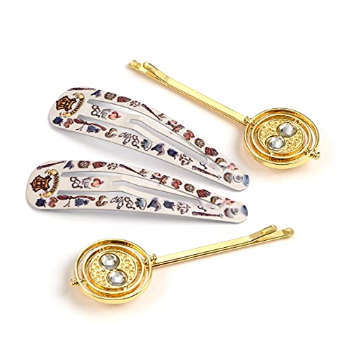 Harry Potter The Carat Shop - Set Di Fermagli Per Capelli Ufficiale Time Turner