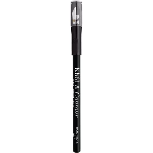 Bourjois - Matita Occhi Khol & Contour - Eyeliner E Kajal Matte 2In1, Lunga Durata - 01 Noir-Issime - 1,2 G