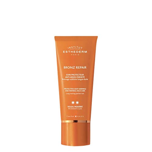 Institut Esthederm - Bronz Repair - Protezione Solare Antirughe Tonicità - Ottimizzazione Dell’Abbronzatura Naturale - Sole Moderato - Tubetto 50 Ml