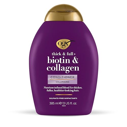 Ogx Biotina E Collagene, Balsamo Volumizzante, Aiuta La Crescita Dei Capelli, Senza Solfati E Parabeni, 385Ml