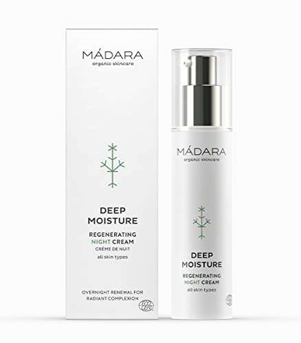Mádara Organic Skincare | Crema Noche Regeneradora, Textura Rica
