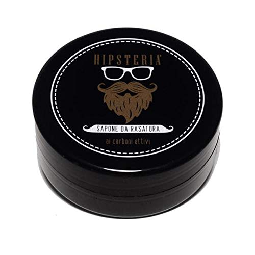 Hipsteria Sapone Da Rasatura Ai Carboni Attivi _ Shaving Soap 100 Ml