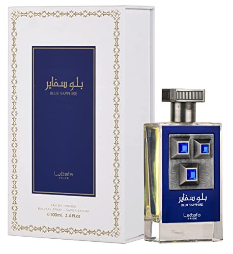 Lattafa Profumi Blue Sapphire Eau De Parfum Spray For Unisex, 3.4 Ounce