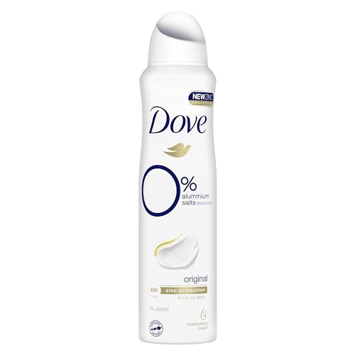 Dove 0% Sali Deodorante Spray Senza Sali Di Alluminio Original 150 Ml