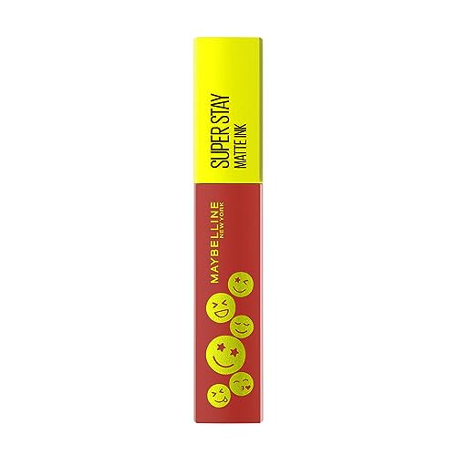 Maybelline New York Rossetto Liquido, Colore Intenso, Formula Extra Matte A Lunga Tenuta, No Transfer, Applicatore Di Precisione, Superstay Matte Ink
