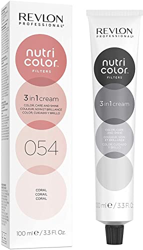 Revlon Professional Nutri Color Filters Maschera Colorata Capelli, Protettiva, Istantanea E Multidimensionale, Corallo - 100 Ml