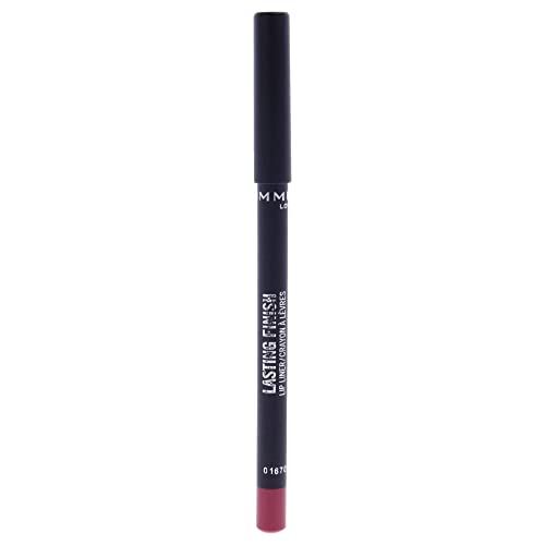 Rimmel London Lasting Finish Matita Labbra, Lunga Durata E Colore Intenso, 125 Indian Pink, 1.2 G