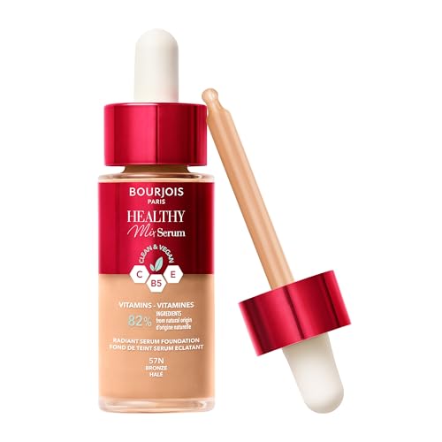 Bourjois Siero Per Fondotinta Healthy Mix Clean - 57N - Bronze, 30 Ml
