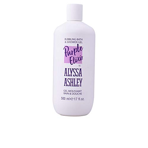Alyssa Ashley - Purple Elixir Bagnoschiuma, Gel Doccia Ad Azione Idratante Ideale Per Secchezza Della Pelle - 500Ml