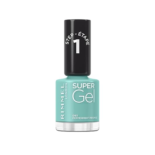 Rimmel London Super Gel Smalto Unghie 093 Peppermint Promise Verde Menta Salvia