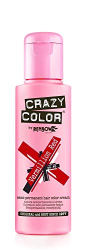 Crazy Color Hair Color - Vermillion Red 40 By Crazy Color