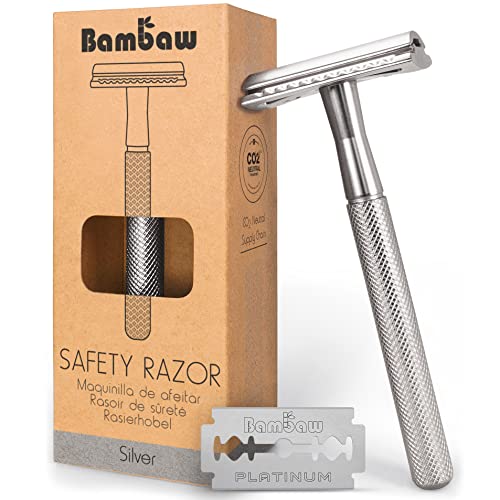 Rasoio Metallo | Rasoio Di Sicurezza | Rasoio Barba | Rasoio Vintage | Rasoio Donna | Rasoio Corpo | Rasoio Monolama Per Rasatura Tradizionale | Safet