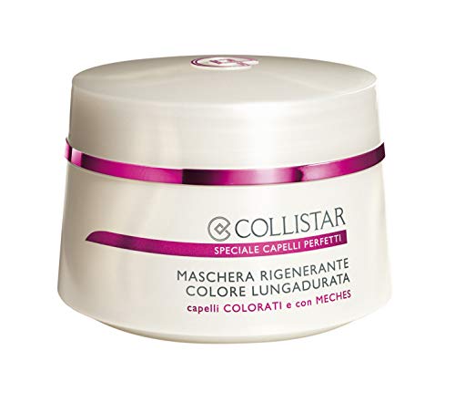 Collistar Maschera Rigenerante Colore Lungadurata, Sublima Il Colore E Ne Prlunga La Durata, Per Capelli Colorati E Con Meches, 200Ml