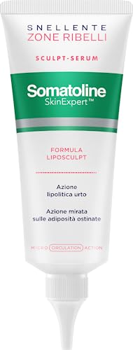 Somatoline Skinexpert, Snellente Zone Ribelli Sculpt Serum, Siero Trattamento Corpo Anticellulite, 100Ml
