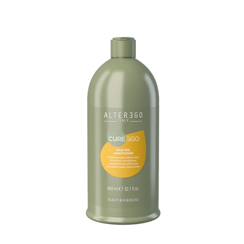 Alterego Curego Silk Oil Conditioning Cream 950Ml - Trattamento Intensivo Anticrespo