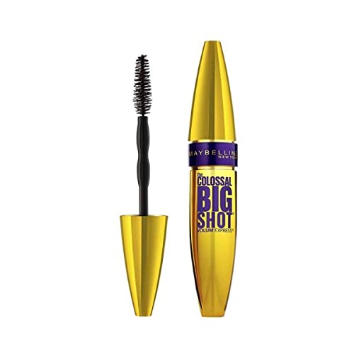 Maybelline New York Mascara The Colossal Big Shot, Maxi Scovolino Per Un Volume Colossale, Classic Black, 9,5 Ml
